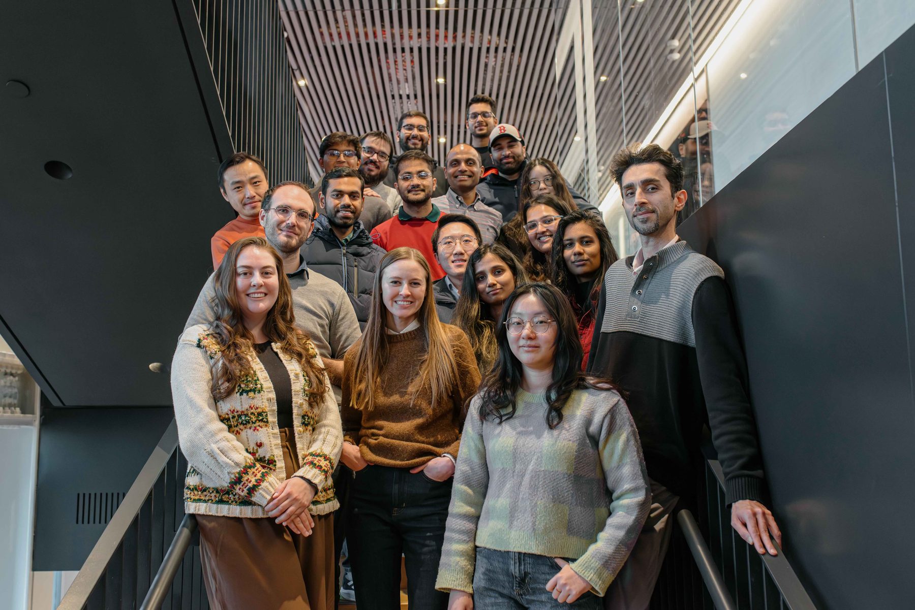 The lab on the stairs, December 2024